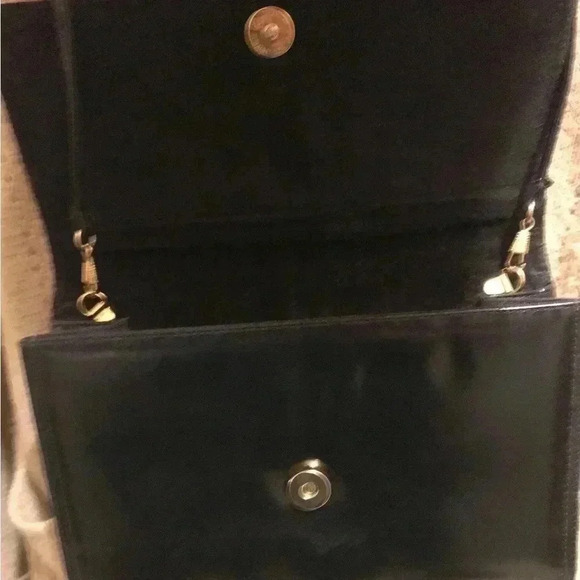 Jay Herbert New York I. Magnin black leather handbag‎​​ vintage - Picture 5 of 15